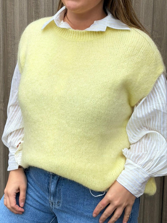 Knitwear Milou geel