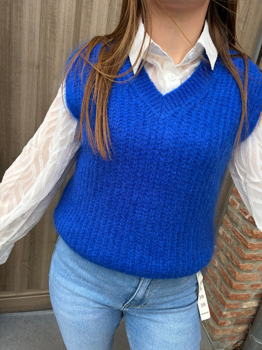 Knitwear Liva blauw