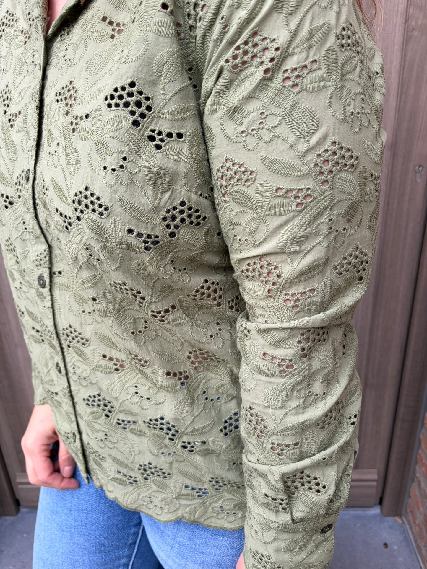 Tia blouse groen