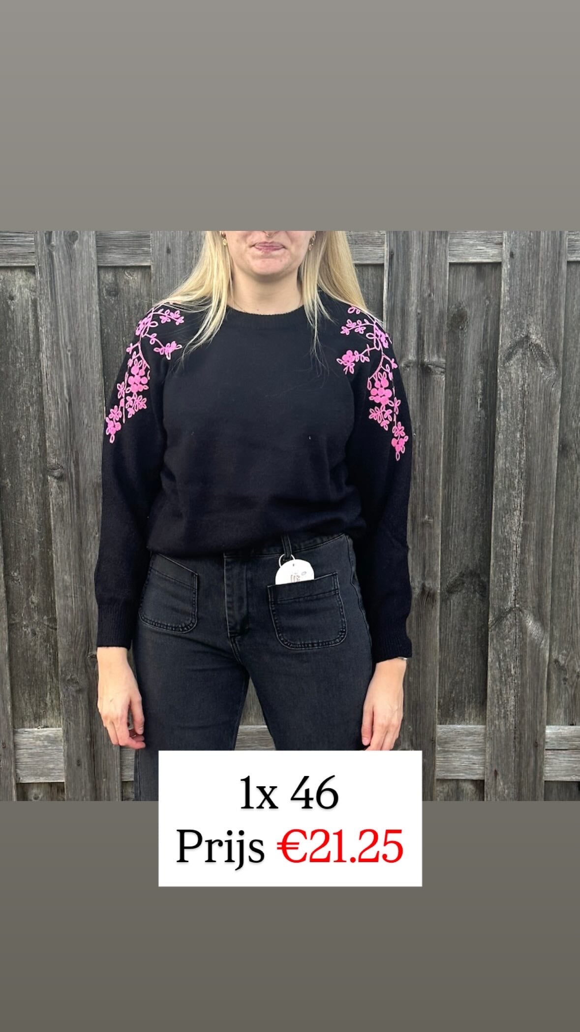 Trui borde Maat 46