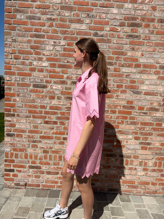 Jurk Helene roze