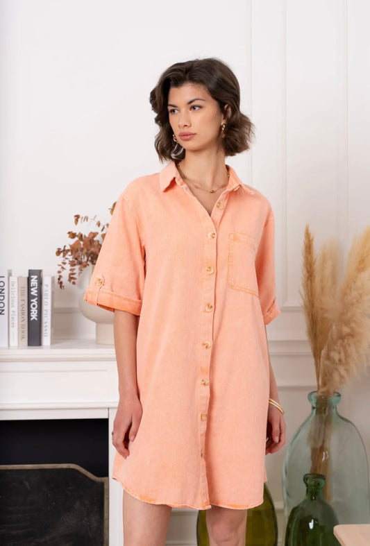 Jurk Bibi oranje
