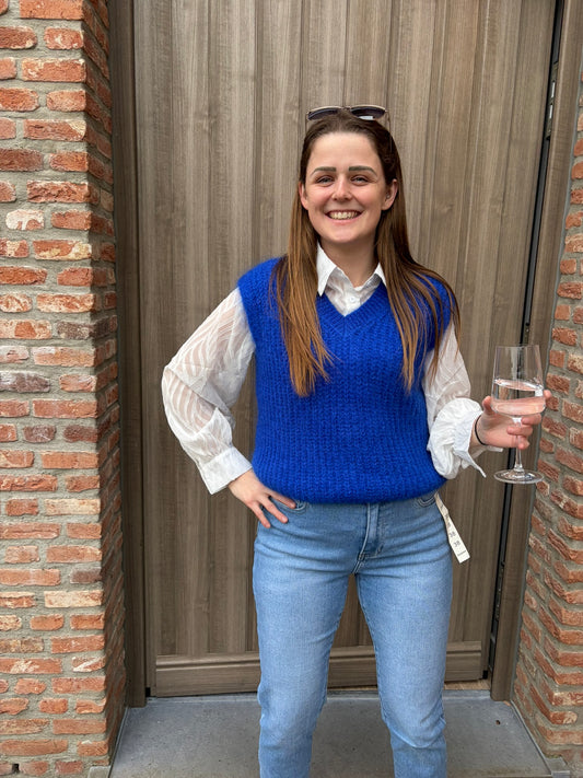 Knitwear Liva blauw
