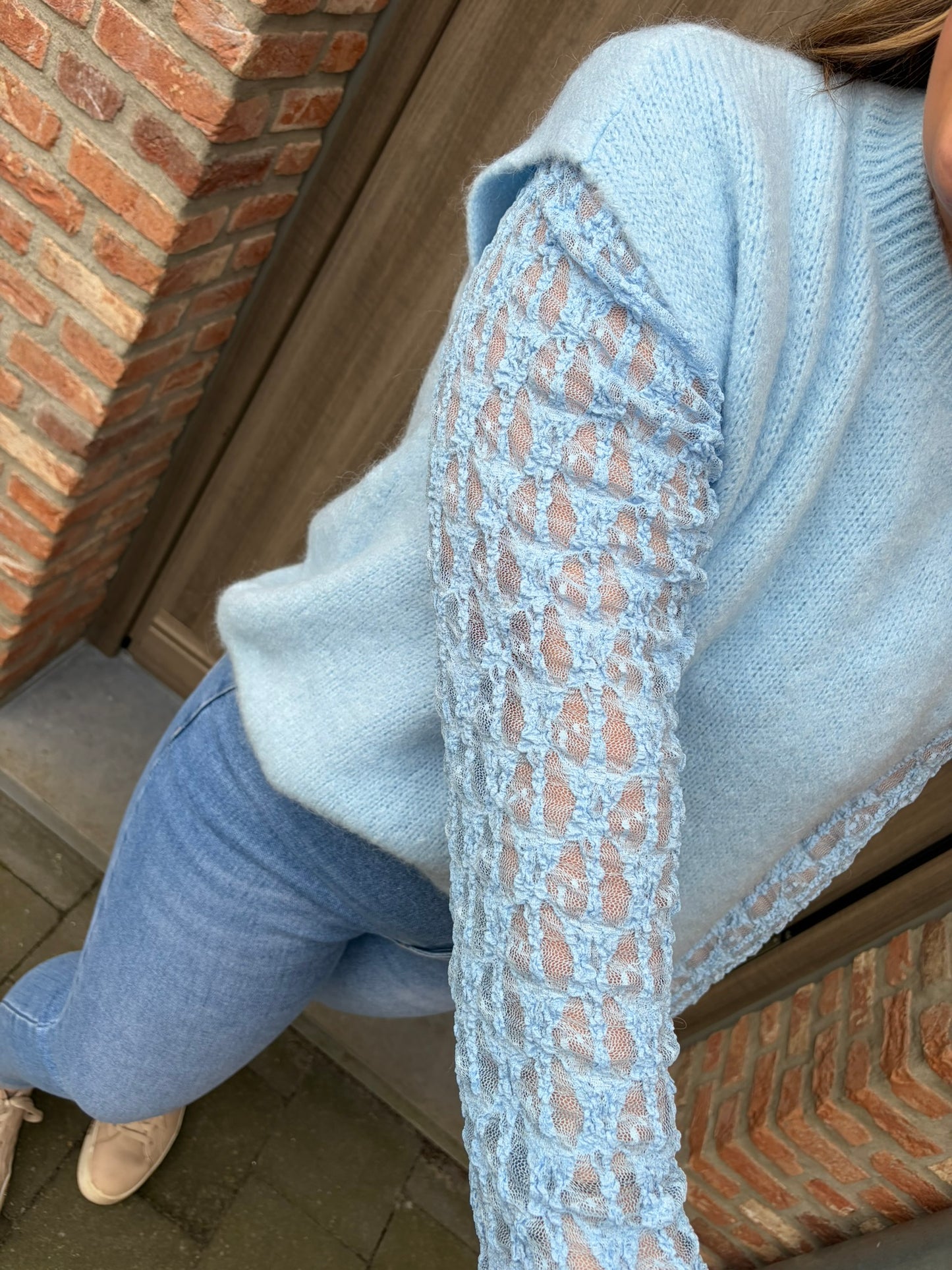 Top Lucy blauw