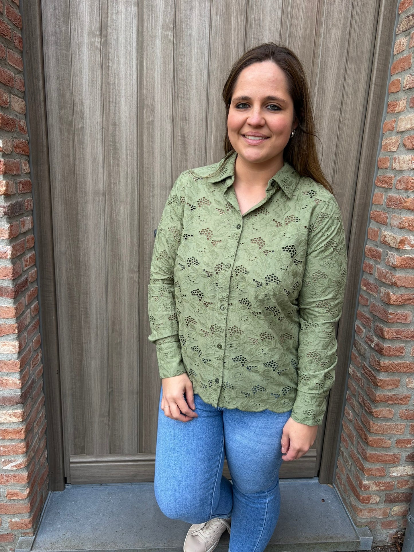 Tia blouse groen