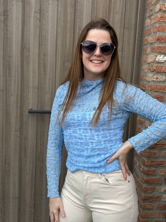 Top Mila blauw