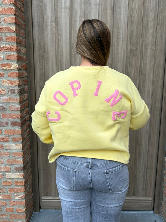 Sweater Copine geel