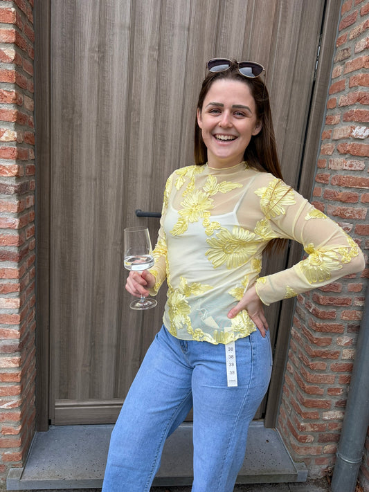 Top Fleur geel