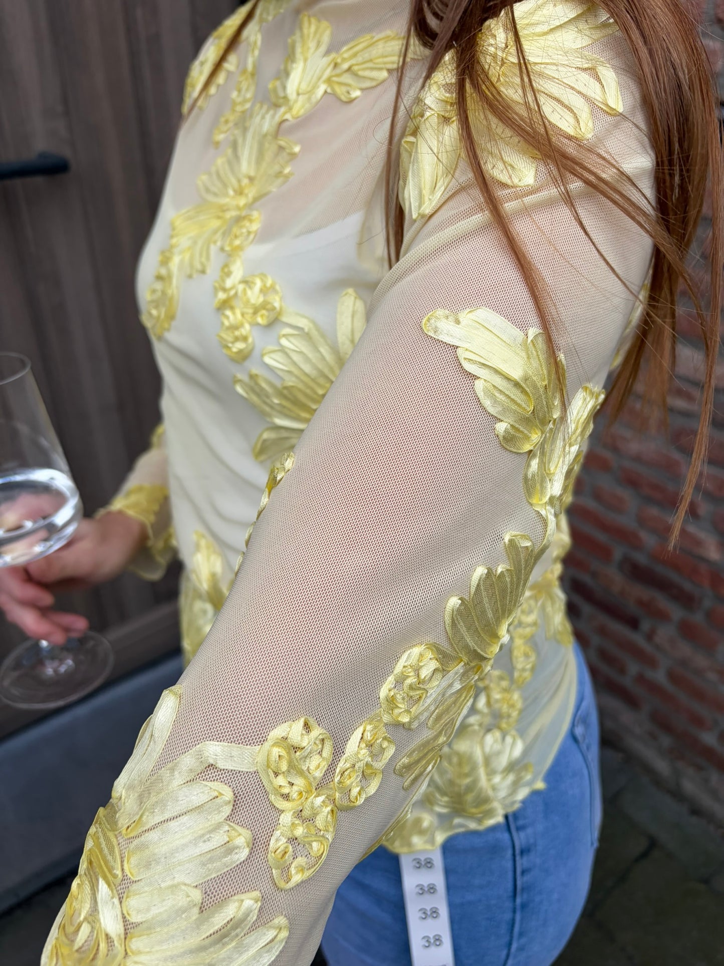 Top Fleur geel