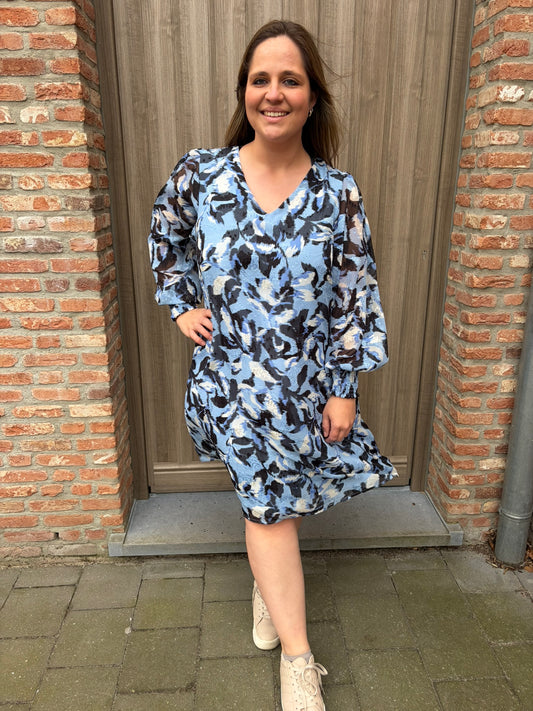 Jurk Julie blauw