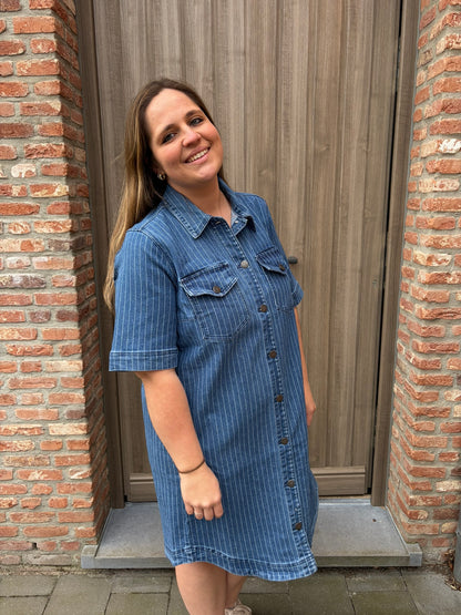 Gigi jurk blauw