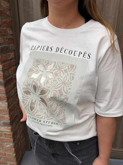 Fiona T-shirt wit