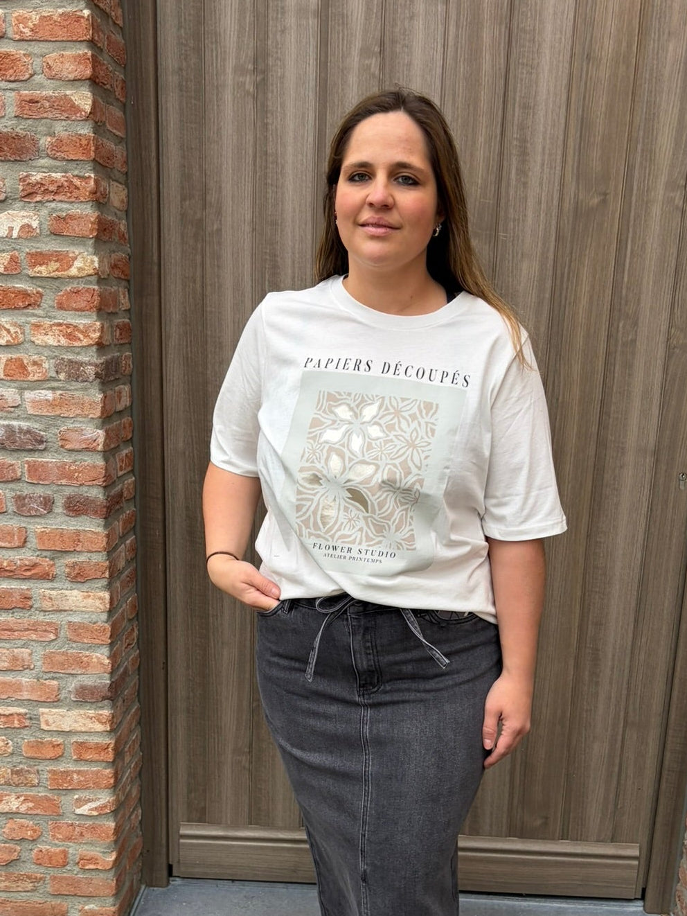 Fiona T-shirt wit