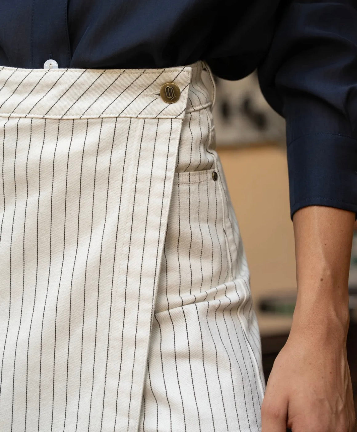 Short Jadene striped